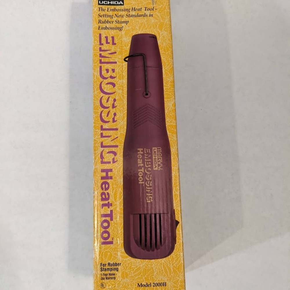 Marvy Uchida Embossing Heat Tool Model 2000II Purple Crafting Tool w/ Box Works - Picture 10 of 10